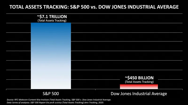 While the Dow is more famous, the S&P 500 governs a vastly larger pool of passive investment capital.