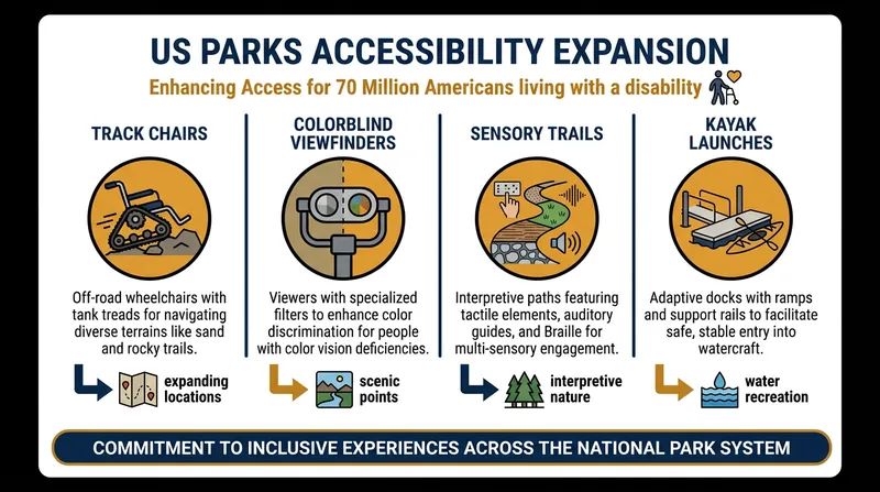 Park systems are expanding their definition of accessibility beyond paved paths.