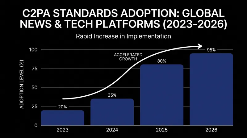Adoption of cryptographic provenance standards has accelerated rapidly ahead of the 2026 election cycle.