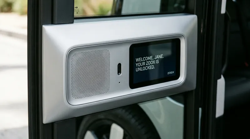 A new exterior door interface allows for two-way audio communication between passengers and first responders.