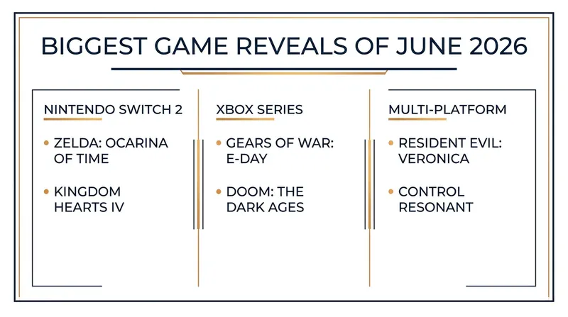 A breakdown of the most anticipated titles announced across the three major summer showcases.