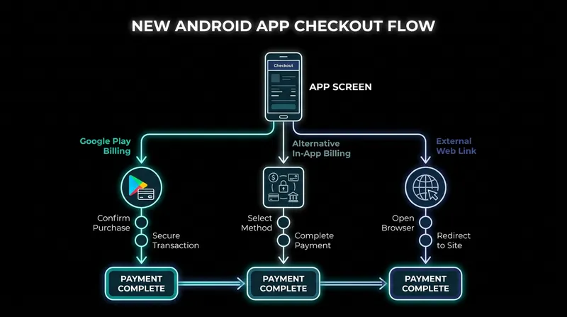 Developers now have three distinct ways to process transactions on Android devices.