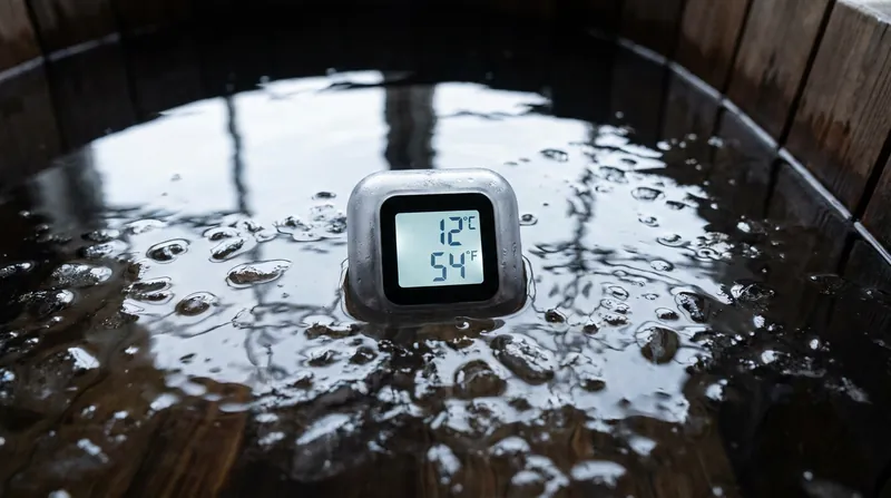 Water temperatures between 10°C and 15°C are sufficient to trigger the maximum physiological response.