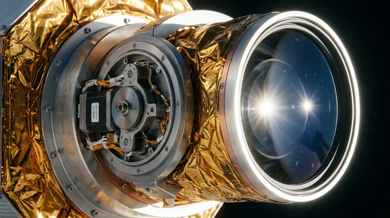 Optical terminals use advanced gimbals and fast-steering mirrors to maintain a lock on targets moving at orbital velocities.