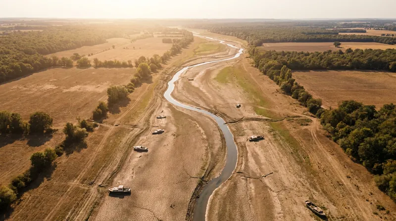 Accelerated warming and shifting atmospheric patterns have severely impacted Europe's major waterways.