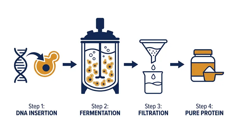 How precision fermentation turns engineered microbes into biological factories.