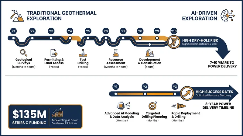 AI-native platforms collapse geothermal development timelines and slash the financial risk of dry holes.