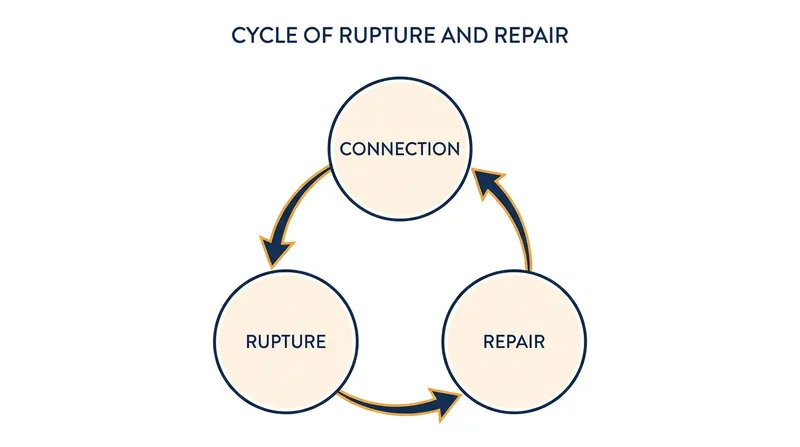 The continuous cycle of losing and restoring connection acts as a psychological inoculation, teaching the nervous system how to self-regulate.