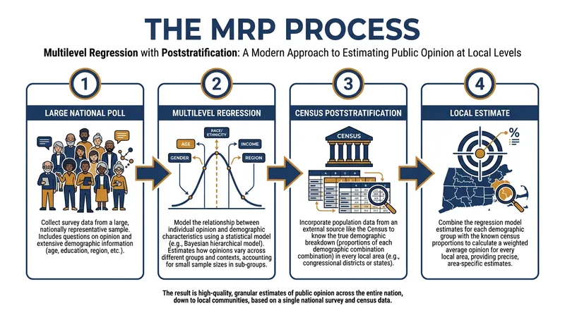 How MRP bridges the gap between national surveys and local demographic realities.