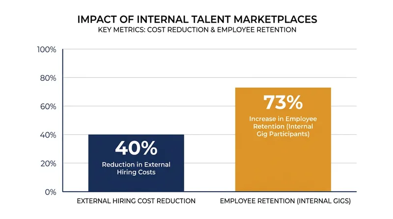 Early adopters of internal talent marketplaces report significant gains in retention and cost savings.