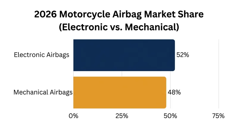 Electronic sensor-based systems have overtaken traditional mechanical tethers in global market share.