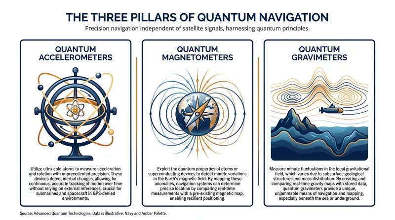 A fully GPS-independent vehicle will likely use a combination of inertial, magnetic, and gravimetric quantum sensors.