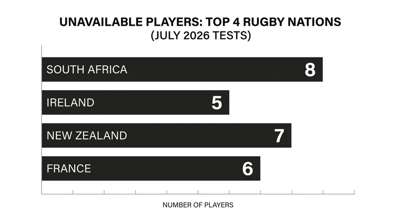 National coaches are being forced to test their depth as injury lists grow.