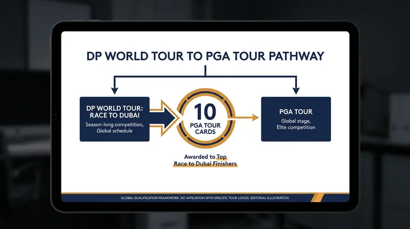 The strategic alliance awards 10 PGA Tour cards to the top DP World Tour players at the end of the season.