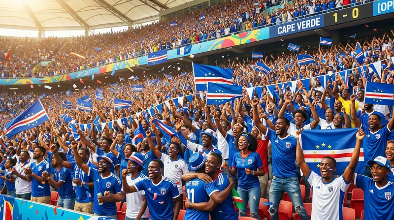 Cape Verdean fans have embraced their team's historic run at the 2026 World Cup.