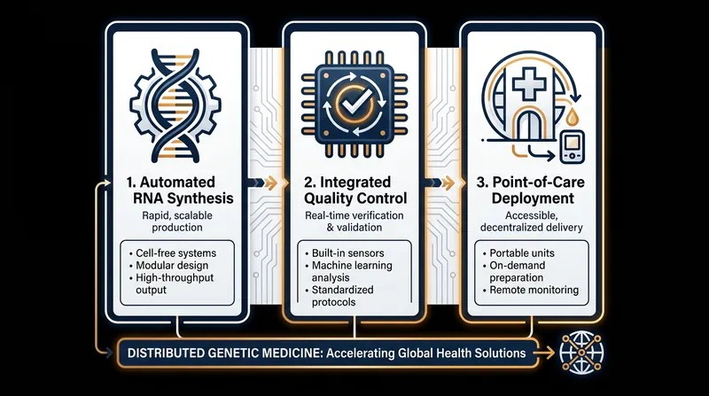 Advanced research programs are targeting the automated, cell-free synthesis of RNA therapies.