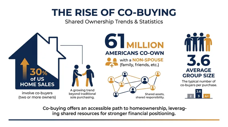 Co-buying has evolved from a niche workaround into a major structural pillar of the 2026 housing market.