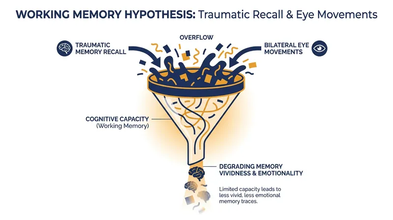 By forcing the brain to dual-task, EMDR taxes working memory and strips the trauma of its emotional intensity.