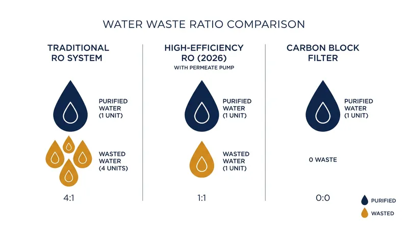 New permeate pump technology has drastically reduced the environmental footprint of reverse osmosis systems.