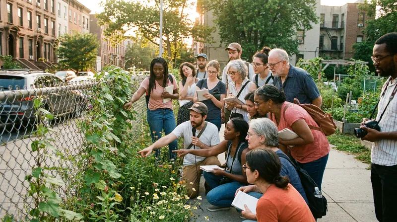 Foraging tours are helping residents re-evaluate their local environments, turning perceived food deserts into abundant foodscapes.