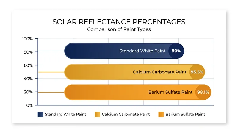 The evolution of ultra-white paint reflectance.