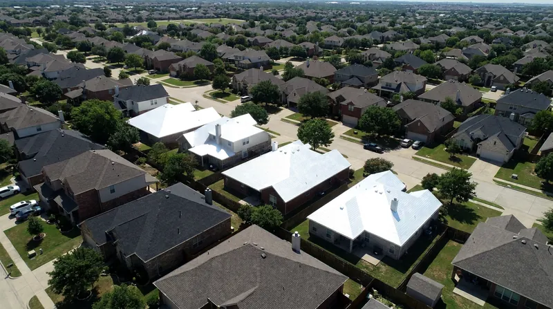 Widespread adoption of cool roofs can significantly reduce the Urban Heat Island effect in densely populated areas.