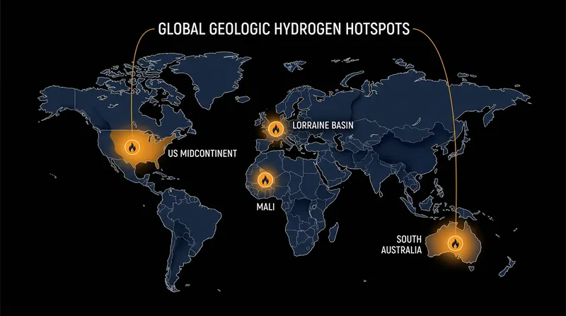 Geological surveys have identified major potential hydrogen reserves across multiple continents.