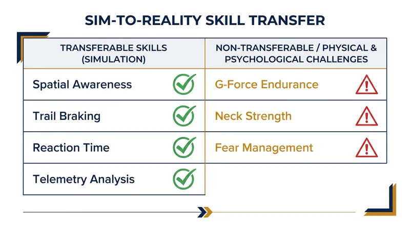 While technical skills transfer perfectly, physical and psychological elements remain the final hurdle.