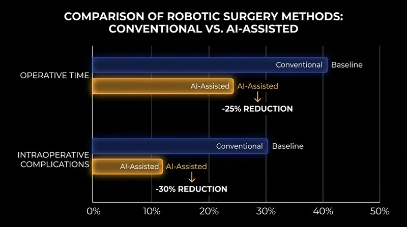 Early data shows significant improvements in safety and efficiency when AI assists in the operating room.