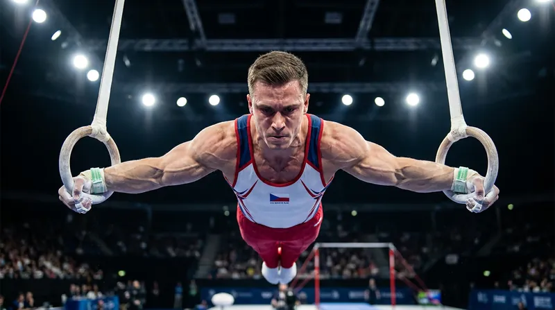 The still rings standings have tightened as athletes like Ukraine's Bohdan Suprun secure crucial points.