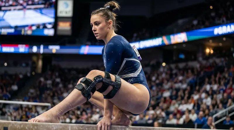 Many returning gymnasts utilize a phased approach, competing on lower-impact apparatuses like the balance beam before reintroducing floor routines.
