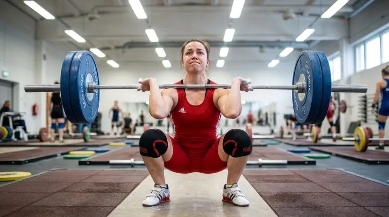 Catching the barbell requires the lifter to pull themselves under the weight in a fraction of a second.