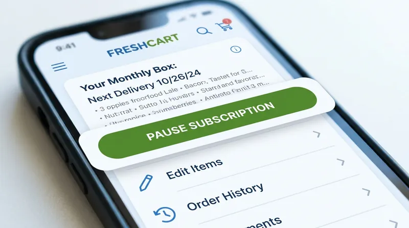 Modern 'flexible subscriptions' allow users to skip, pause, or swap items with a single tap.