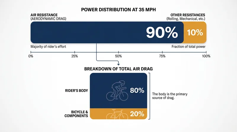 The physics of aerodynamic drag in professional cycling.