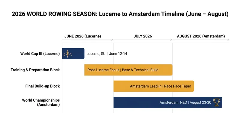 The two-month window between Lucerne and Amsterdam provides a critical rehabilitation period for injured athletes.