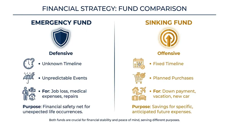 Understanding the difference between defensive and offensive savings strategies.