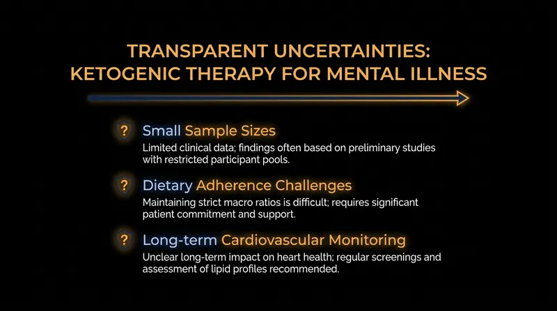 While promising, metabolic psychiatry faces significant clinical and practical hurdles before widespread adoption.