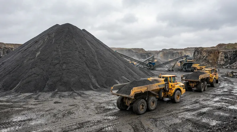 Basalt is a highly abundant volcanic rock, often sourced as a waste byproduct from existing mining operations.
