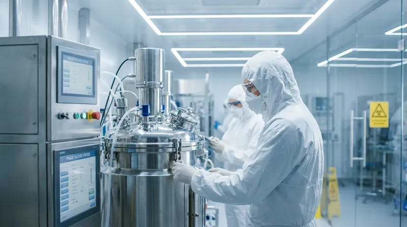 Scaling phage therapy requires complex Good Manufacturing Practice (GMP) facilities to purify the viruses from bacterial endotoxins.