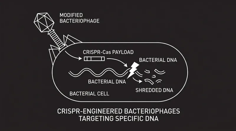 Next-generation engineered phages can deliver CRISPR-Cas payloads to precisely cut the DNA sequences that grant bacteria their antibiotic resistance.