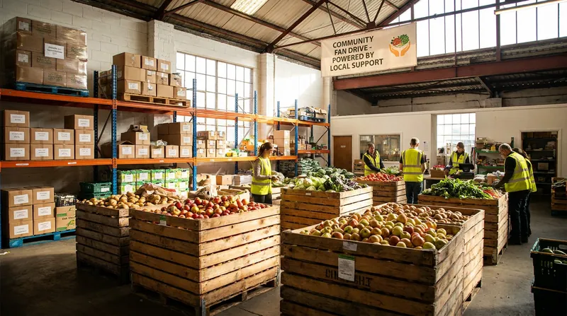 Local food banks frequently see massive spikes in donations when touring pop stars or their fans target them for support.