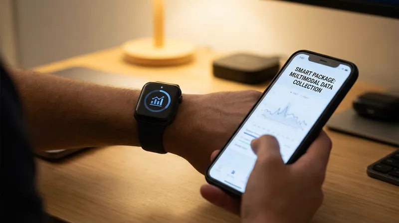 Combining smartphones with wearables adds critical physiological metrics like heart rate variability to the digital phenotype.