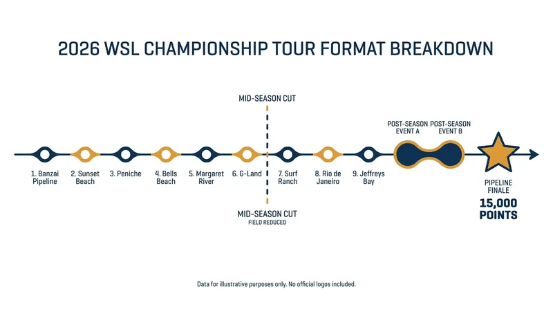 The 2026 WSL format replaces the one-day Final 5 with a season-long points accumulation system.