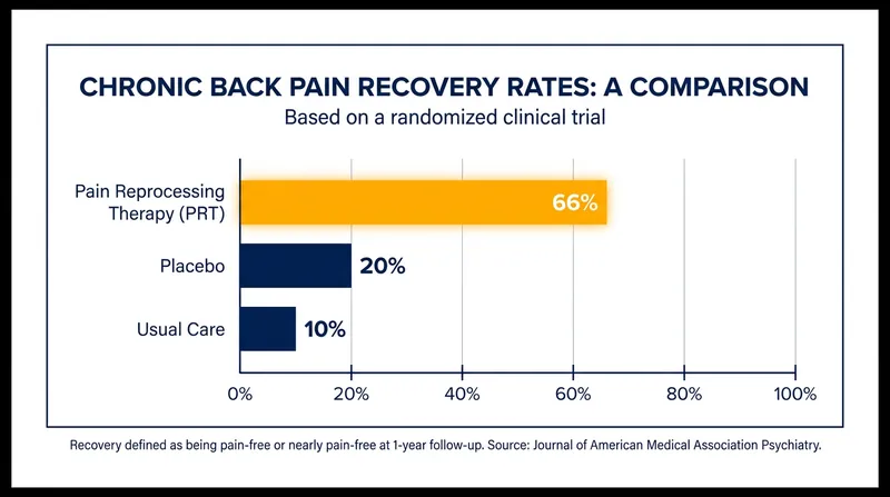 Results from the landmark JAMA Psychiatry trial on Pain Reprocessing Therapy.