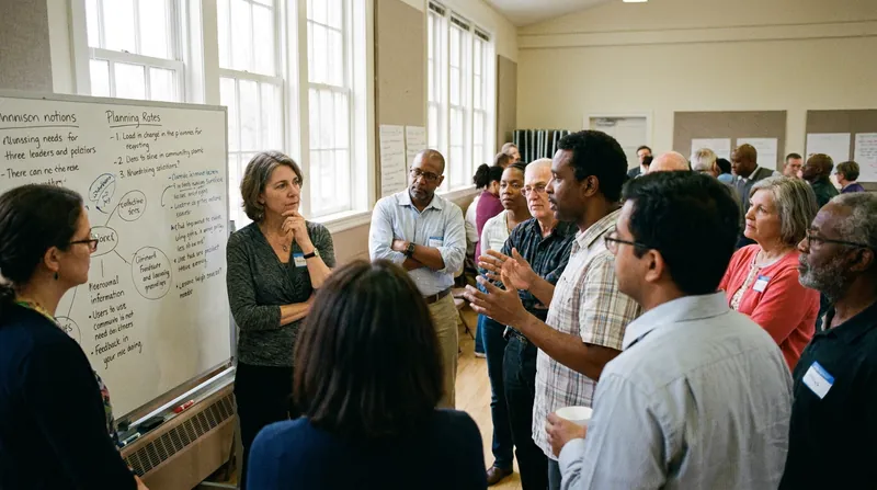 Trained moderators ensure equitable speaking time and prevent loud voices from dominating the deliberation.