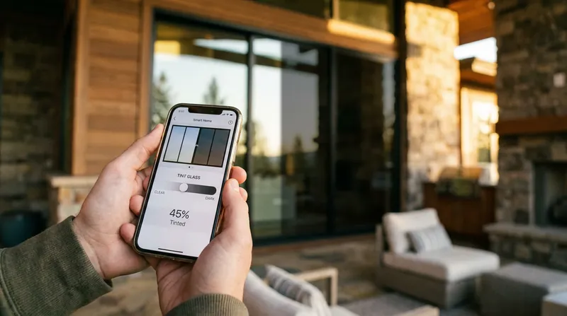 Modern smart windows integrate directly with home automation systems, allowing them to tint automatically based on interior temperature or sun position.