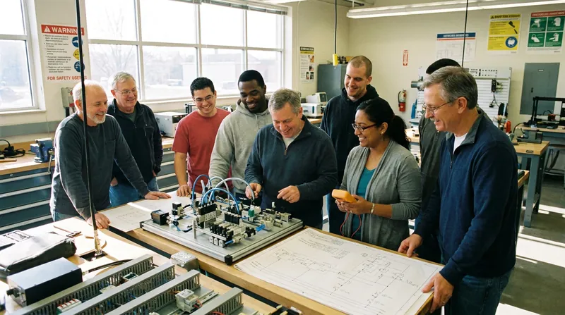 Students in the Quick Start program learn to read industrial schematics and operate vacuum systems before ever stepping foot in a fab.