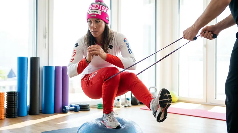 Sofia Goggia is utilizing the off-season to undergo rigorous dry-land training in Verona, focusing on joint health and power.