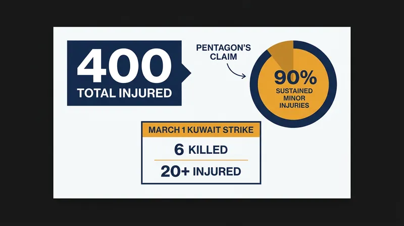 The Defense Department previously claimed the vast majority of casualties were minor, a narrative now contested by wounded troops.