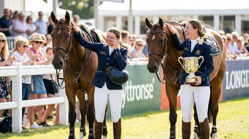 Marco Kutscher and Maximilian Weishaupt produced four clear rounds across their four attempts in Paris.